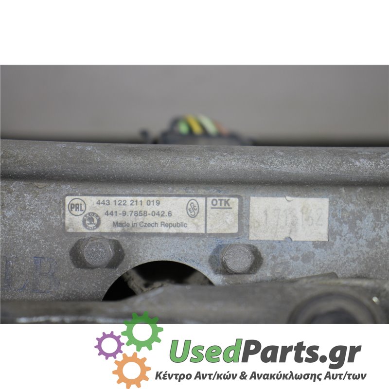 SKODA - SUPERB - Μοτέρ υαλοκαθαριστήρων - ΣΕΝΤΑΝ - ΕΤΟΣ: 2001-2008 - ΚΩΔ.ΚΑΤ/ΣΤΗ: 443122211019  441978580426<br /><br />