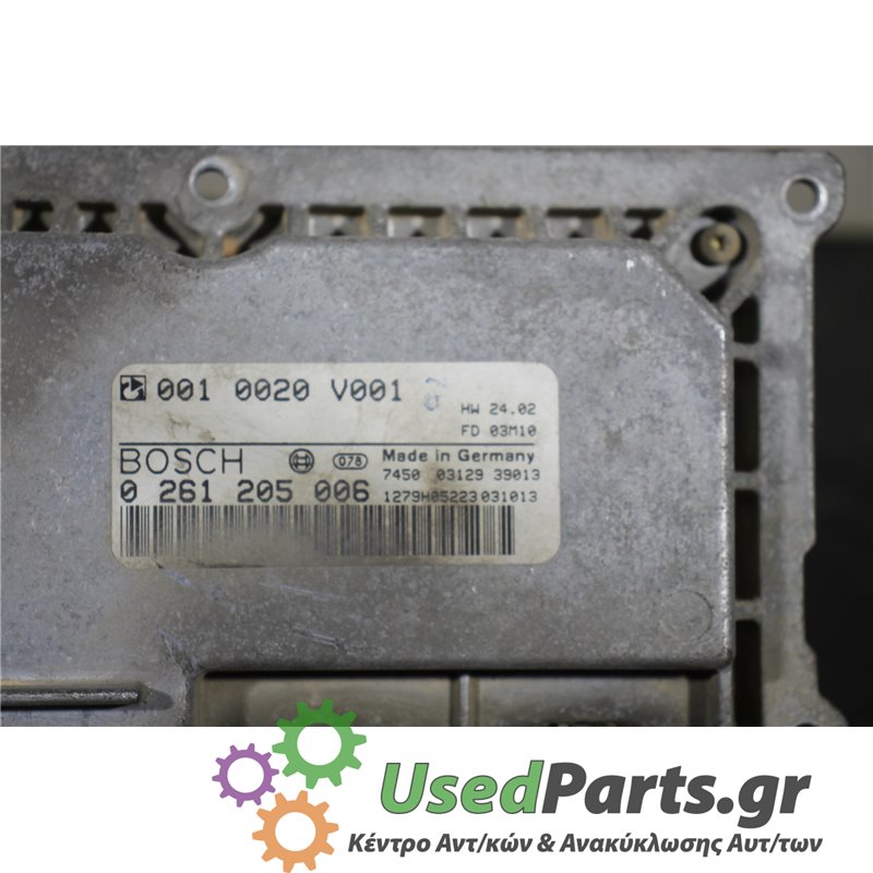 SMART - FORTWO - Εγκέφαλος ECU - 2ΠΟΡΤΟ - ΕΤΟΣ: 1998-2007 - ΚΩΔ.ΚΑΤ/ΣΤΗ: 0010020V001  0261205006  7450  03129  39013<br /><br />