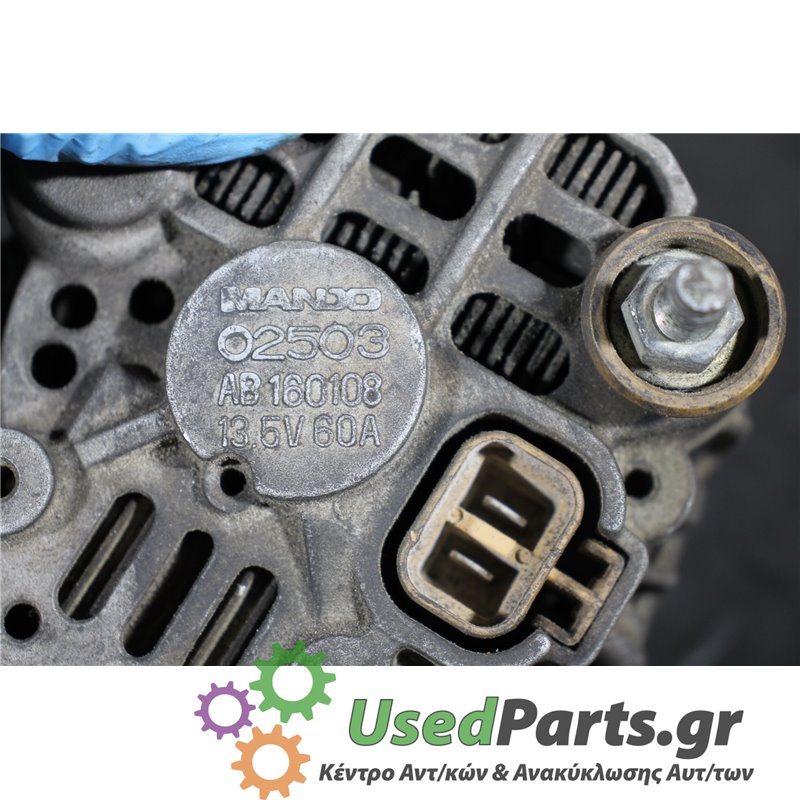 HYUNDAI - ATOS - Δυναμό - 5ΠΟΡΤΟ - ΕΤΟΣ: 1997-2000 - ΚΩΔ.ΚΑΤ/ΣΤΗ: AB160108  02503  135V60A<br /><br />