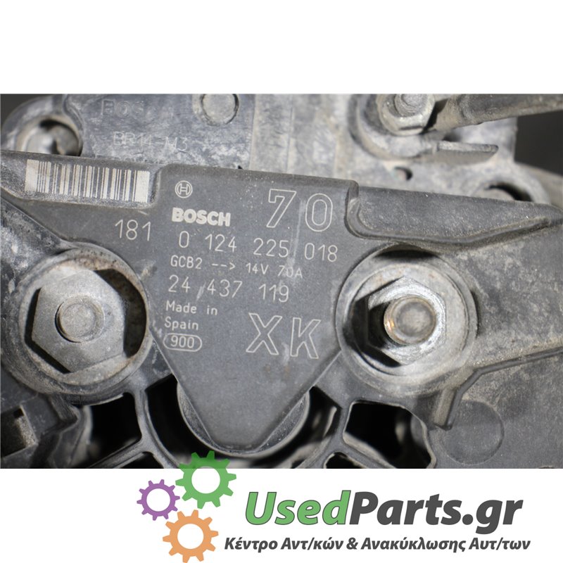 OPEL - CORSA - Δυναμό - 5ΠΟΡΤΟ - ΕΤΟΣ: 2000-2006 - ΚΩΔ.ΚΑΤ/ΣΤΗ: 0124225018  24437119<br /><br />