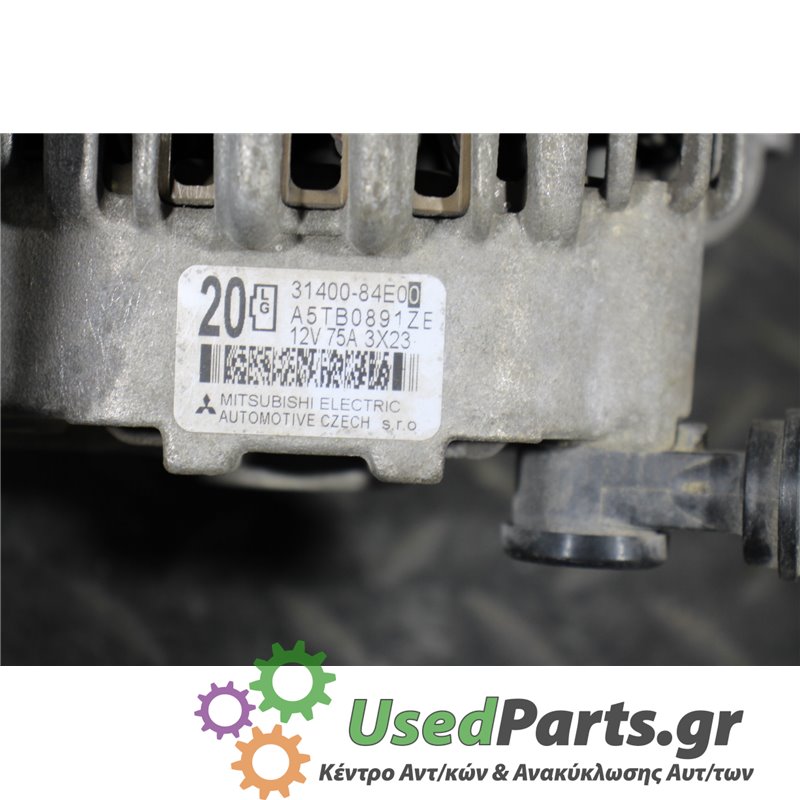 SUZUKI - WAGON R - Δυναμό - 5ΠΟΡΤΟ - ΕΤΟΣ: 1999-2006 - ΚΩΔ.ΚΑΤ/ΣΤΗ: 3140084E00  A5TB0891ZE  12V75A3X23<br /><br />