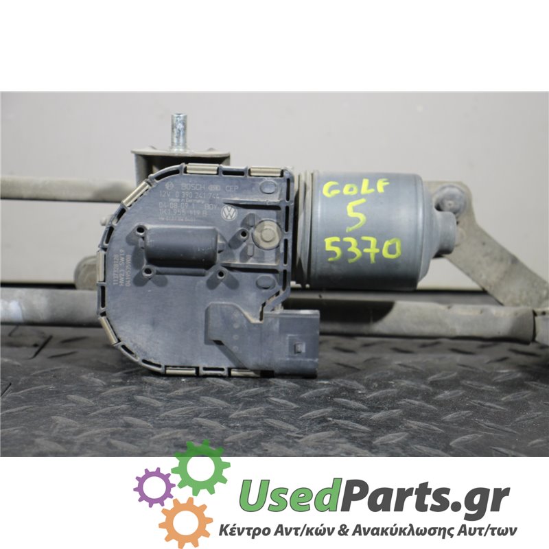 VW - GOLF - Μοτέρ υαλοκαθαριστήρων - 2ΠΟΡΤΟ - ΕΤΟΣ: 2004-2008 - ΚΩΔ.ΚΑΤ/ΣΤΗ: 0390241744  0408091  1K1955119B    3397020649  1K19
