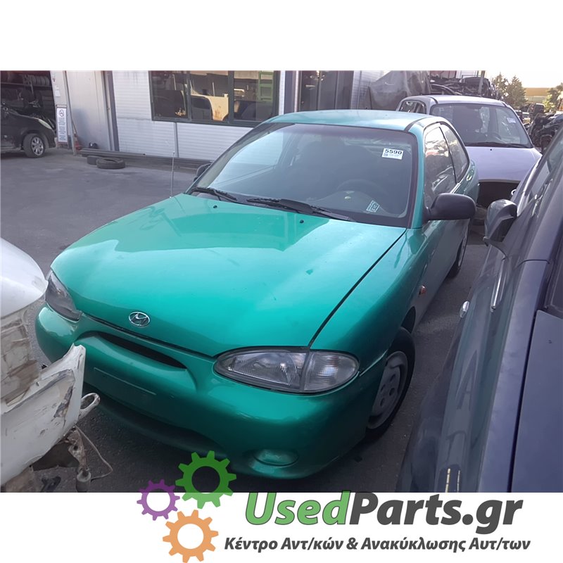 HYUNDAI - ACCENT - Ολόκληρο Αυτοκίνητο - 2ΠΟΡΤΟ - ΚΩΔΙΚΟΣ ΜΗΧΑΝΗΣ: G4EH - ΚΥΒΙΚΑ: 1341 - ΕΤΟΣ: 1994-1997<br /><br />
