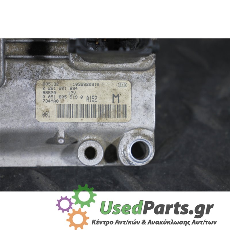 LANCIA - YPSILON - Εγκέφαλος ECU - 2ΠΟΡΤΟ - ΕΤΟΣ: 2003-2011 - ΚΩΔ.ΚΑΤ/ΣΤΗ: 885132  0261201634  88520  0518055190  A152  1039S203