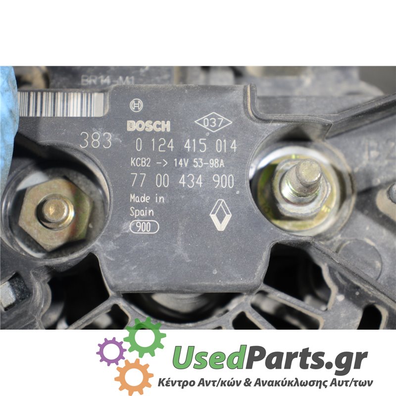 RENAULT - MEGANE - Δυναμό - COUPE - ΕΤΟΣ: 1999-2002 - ΚΩΔ.ΚΑΤ/ΣΤΗ: 0124415014  7700434900<br /><br />