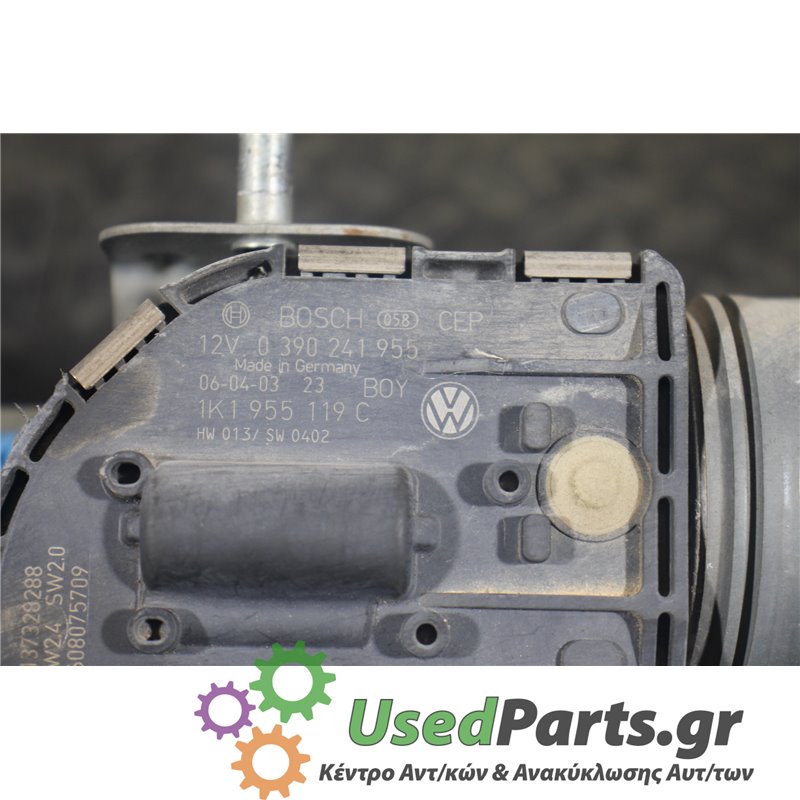 VW - EOS - Μοτέρ υαλοκαθαριστήρων - COUPE - ΕΤΟΣ: 2006-2011 - ΚΩΔ.ΚΑΤ/ΣΤΗ: 0390241955  1K1955119C    1137328288<br /><br />