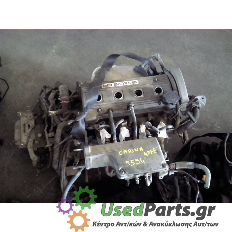 TOYOTA - CARINA - Κινητήρας - ΚΩΔΙΚΟΣ ΜΗΧΑΝΗΣ: 4AFE - ΚΥΒΙΚΑ: 1587 - ΕΤΟΣ: 1991-1995 E - ΚΩΔ.ΚΑΤ/ΣΤΗ: <br /><br />