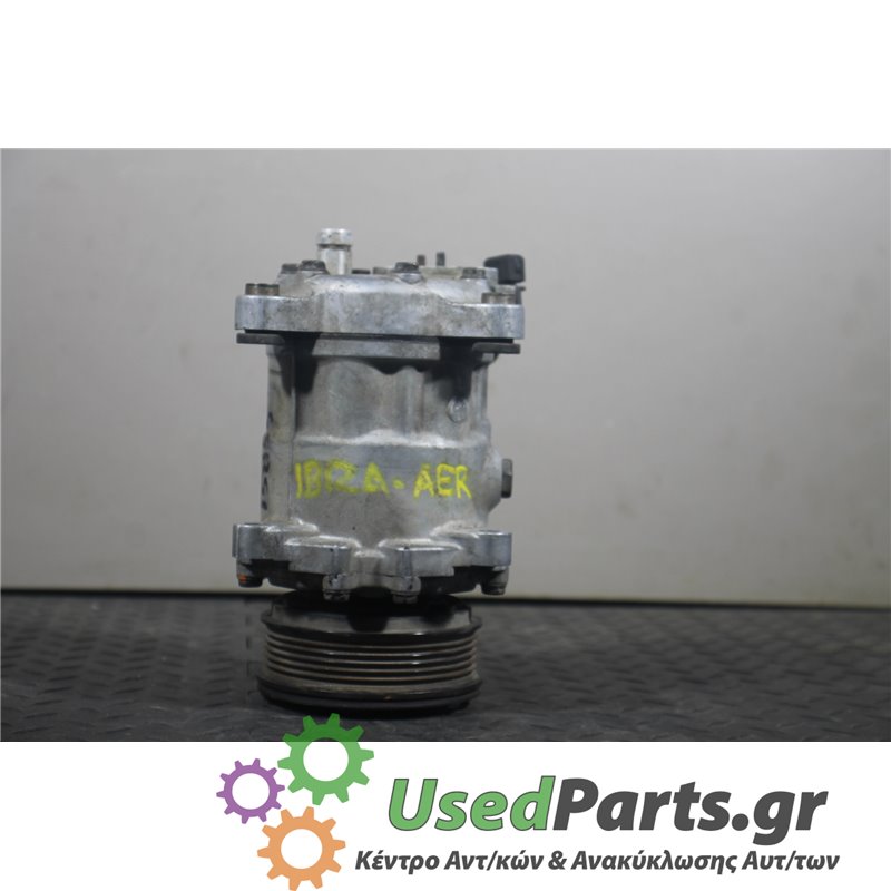SEAT - IBIZA - Κομπρεσέρ AC - 5ΠΟΡΤΟ - ΕΤΟΣ: 1997-1998 - ΚΩΔ.ΚΑΤ/ΣΤΗ: SD6V12  1267808245  1410  R134A  6N0820803B<br /><br />
