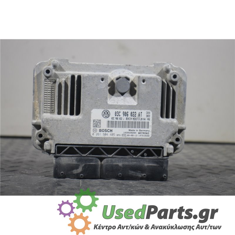 VW - GOLF - Εγκέφαλος ECU - 2ΠΟΡΤΟ - ΕΤΟΣ: 2004-2008 - ΚΩΔ.ΚΑΤ/ΣΤΗ: 8415138518  03C906022AT  0261S04405  1039S28284<br /><br />