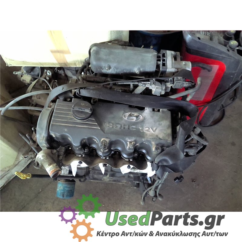 HYUNDAI - ACCENT - Κινητήρας - ΚΩΔΙΚΟΣ ΜΗΧΑΝΗΣ: G4EA - ΚΥΒΙΚΑ: 1341 - ΕΤΟΣ: 1999-2002 - ΚΩΔ.ΚΑΤ/ΣΤΗ: <br /><br />