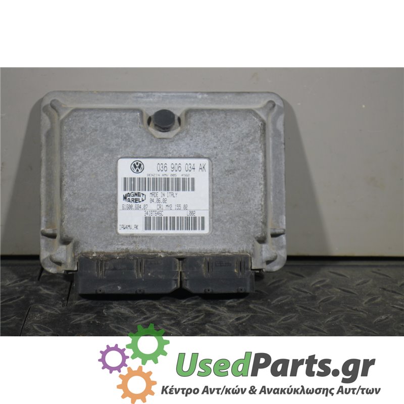 VW - POLO - Εγκέφαλος ECU - 2ΠΟΡΤΟ - ΕΤΟΣ: 2002-2005 - ΚΩΔ.ΚΑΤ/ΣΤΗ: 036906034AK  040602  6160068407  CR1MY215502<br /><br />