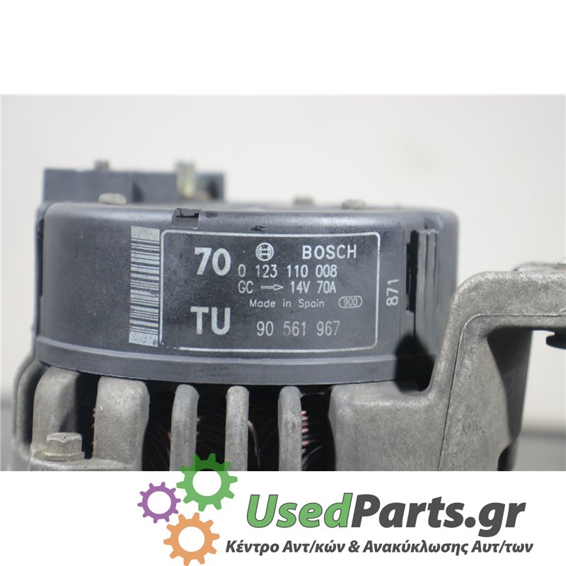 OPEL - CORSA - Δυναμό - 2ΠΟΡΤΟ - ΕΤΟΣ: 1997-2000 - ΚΩΔ.ΚΑΤ/ΣΤΗ: 0123110008  90561967<br /><br />