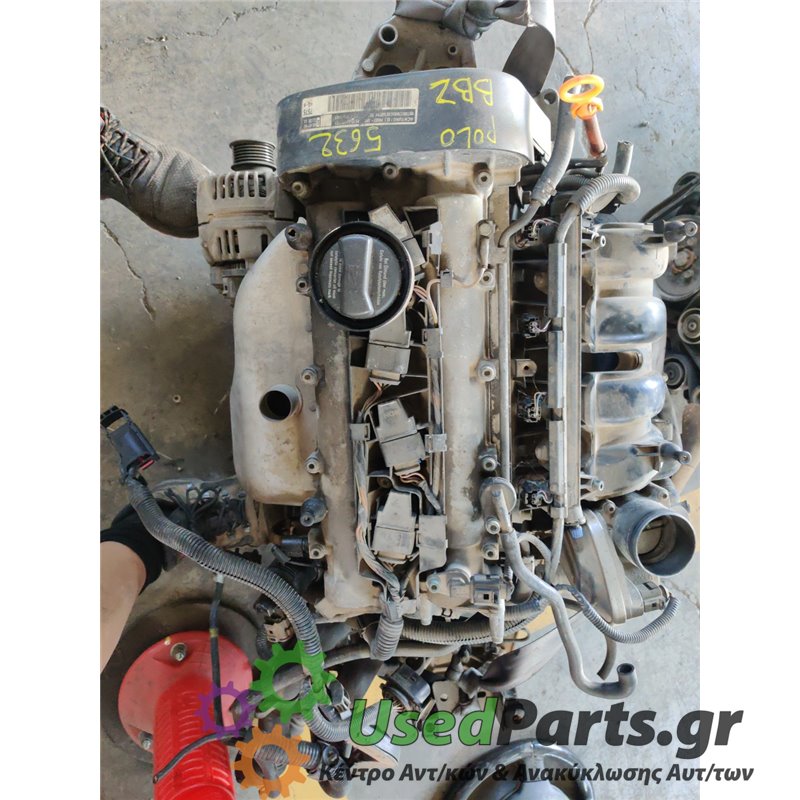 VW - POLO - Κινητήρας - ΚΩΔΙΚΟΣ ΜΗΧΑΝΗΣ: BBZ - ΚΥΒΙΚΑ: 1390 - ΕΤΟΣ: 2002-2005 - ΚΩΔ.ΚΑΤ/ΣΤΗ: BBZ<br /><br />