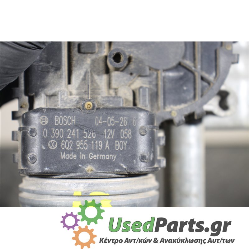 SEAT - IBIZA - Μοτέρ υαλοκαθαριστήρων - 2ΠΟΡΤΟ - ΕΤΟΣ: 2002-2008 - ΚΩΔ.ΚΑΤ/ΣΤΗ: 0390241526  6Q2955119A<br /><br />