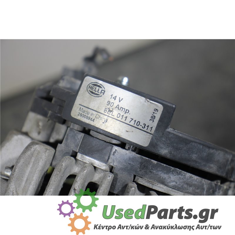 SKODA - OCTAVIA - Δυναμό - 5ΠΟΡΤΟ - ΕΤΟΣ: 1997-2010 4 - ΚΩΔ.ΚΑΤ/ΣΤΗ: 8EL011710311<br /><br />