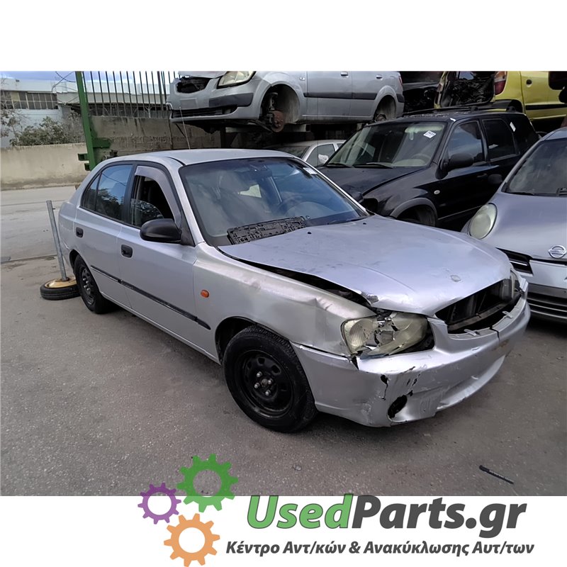 HYUNDAI - ACCENT - Ολόκληρο Αυτοκίνητο - 5ΠΟΡΤΟ - ΚΩΔΙΚΟΣ ΜΗΧΑΝΗΣ: G4EA - ΚΥΒΙΚΑ: 1341 - ΕΤΟΣ: 1999-2002<br /><br />