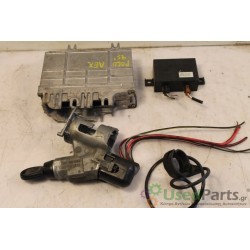 VW- POLO - Εγκέφαλος Kit--AEX '+ IMMOBILIZER , ΔΙΑΚΟΠΤΗ, ΚΛΕΙΔΙ (ΣΕΤ)